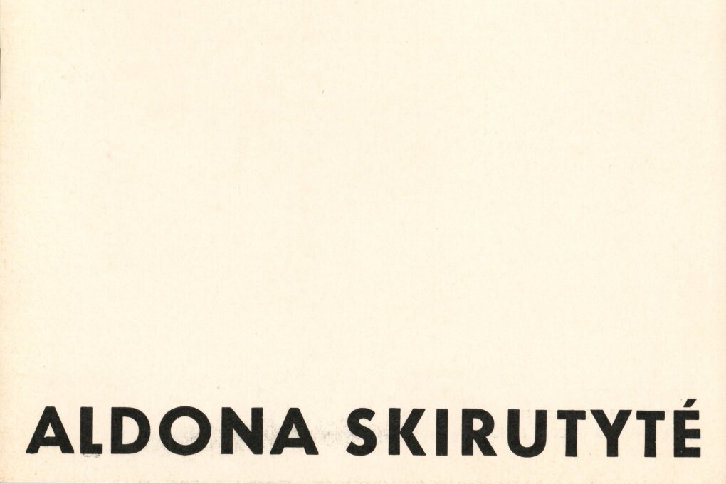Aldona Skirutyté – grafika